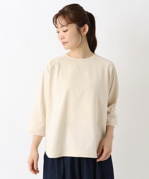 ゆったり ラグラン7分袖プルオーバー