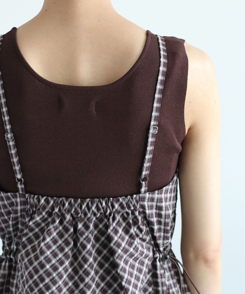 cepo（セポ）の「カーゴキャミワンピース（ワンピース・レディース・ブルー系/ブラウン系・M）」の17枚目の写真