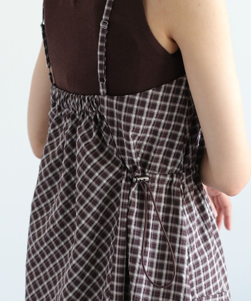 cepo（セポ）の「カーゴキャミワンピース（ワンピース・レディース・ブルー系/ブラウン系・M）」の18枚目の写真