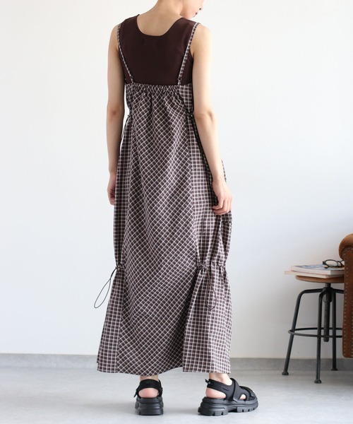 cepo（セポ）の「カーゴキャミワンピース（ワンピース・レディース・ブルー系/ブラウン系・M）」の8枚目の写真