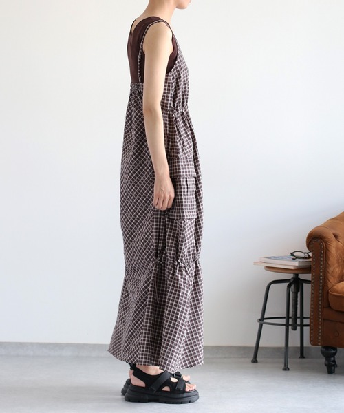 cepo（セポ）の「カーゴキャミワンピース（ワンピース・レディース・ブルー系/ブラウン系・M）」の11枚目の写真