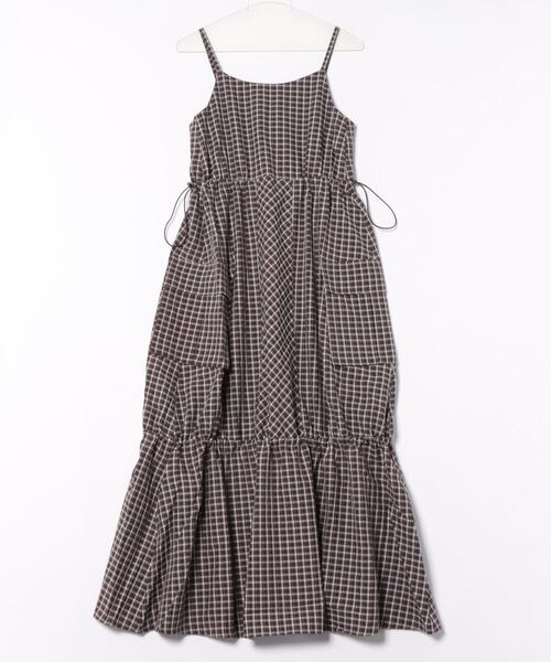 cepo（セポ）の「カーゴキャミワンピース（ワンピース・レディース・ブルー系/ブラウン系・M）」の5枚目の写真