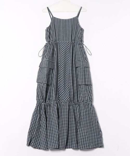 cepo（セポ）の「カーゴキャミワンピース（ワンピース・レディース・ブルー系/ブラウン系・M）」の6枚目の写真