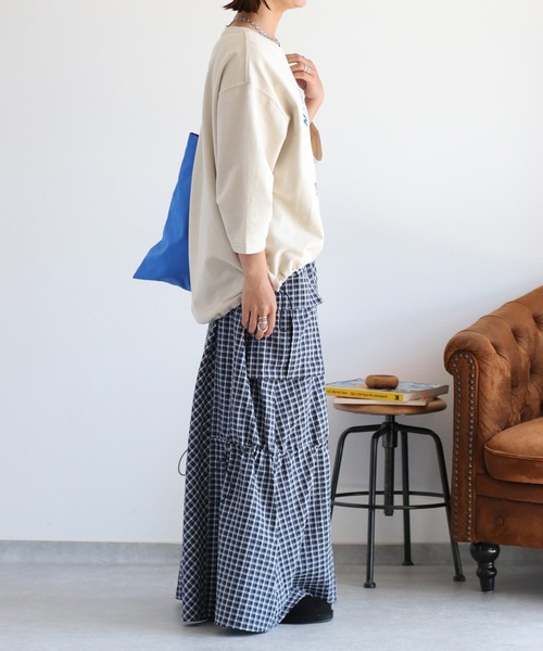 cepo（セポ）の「カーゴキャミワンピース（ワンピース・レディース・ブルー系/ブラウン系・M）」の4枚目の写真