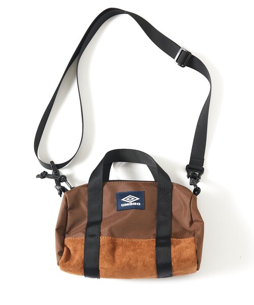 UMBRO(アンブロ)の「UMBRO/アンブロ 【新色追加】SP CLASSIC MINI BOSTON BAG/別注 クラシック ミニ ボストンバッグ/ショルダーバッグ(ショルダーバッグ・メンズ・ブラック/ブラウン/オフホワイト・ONE SIZE)」の10枚目の写真