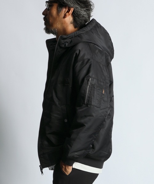 DUFFER of St. e MA-1ダウンジャケット　ブラック 中古・古着通販】The Duffer of ST.George (ザ ダファーオブ