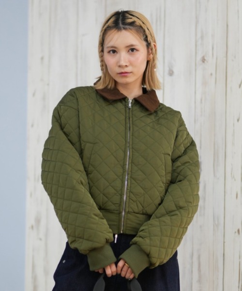 美品✨45R キルティング　コート　ブルゾン　カーキ　ダブル　現行 2026年最新】45r キルティングの人気アイテム - メルカリ