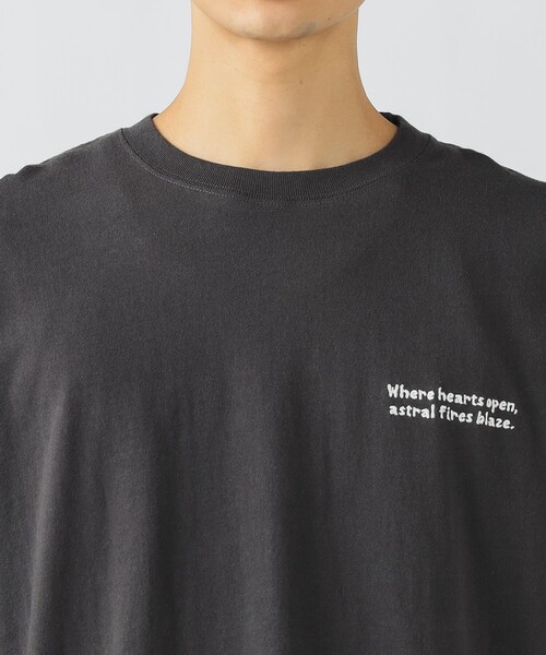 BEAMS HEART（ビームスハート）の「【ユニセックス】ハート スター バックプリント ロング スリーブ Tシャツ（Tシャツ/カットソー・メンズ・チャコールグレー/ホワイト・M/L/XL/S）」の13枚目の写真