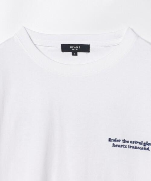 BEAMS HEART（ビームスハート）の「【ユニセックス】ハート スター バックプリント ロング スリーブ Tシャツ（Tシャツ/カットソー・メンズ・チャコールグレー/ホワイト・M/L/XL/S）」の16枚目の写真