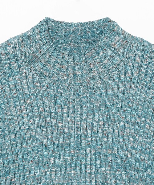 Ray BEAMS（レイビームス）の「メランジ リブ ハイネック ニット（ニット/セーター・レディース・シルバー/ブルー系その他2・ONE SIZE）」の21枚目の写真