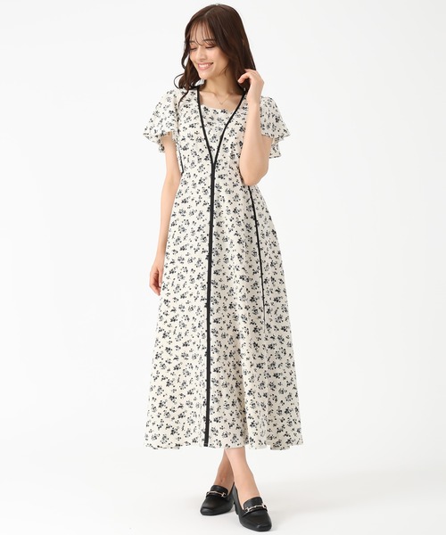 セール】2025秋冬新作 パイピングアソートワンピース（ワンピース