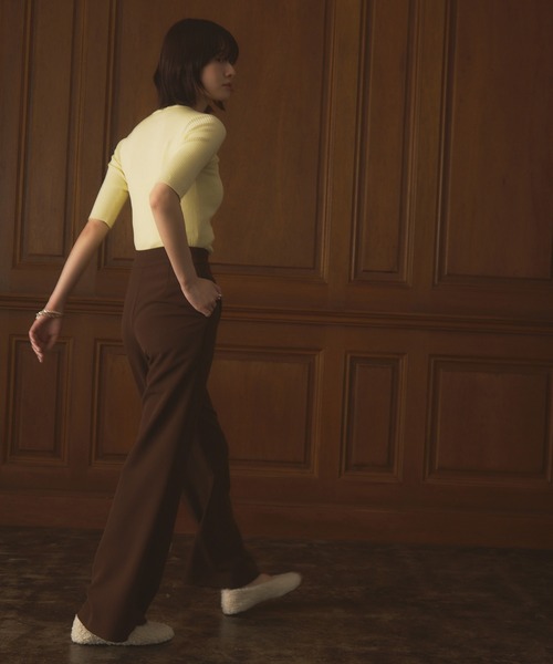 セール】ハイウエストフレアパンツ（その他パンツ）｜EIMY ISTOIRE