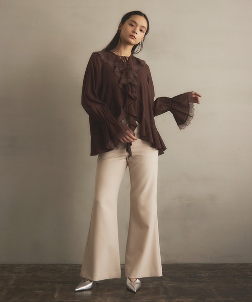 セール】ハイウエストフレアパンツ（その他パンツ）｜EIMY ISTOIRE