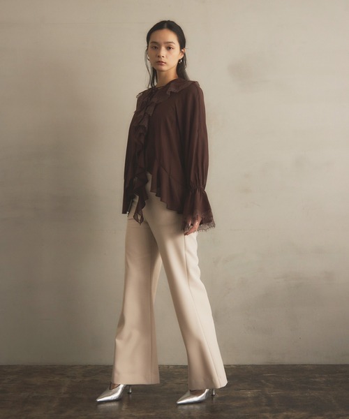 セール】ハイウエストフレアパンツ（その他パンツ）｜EIMY ISTOIRE