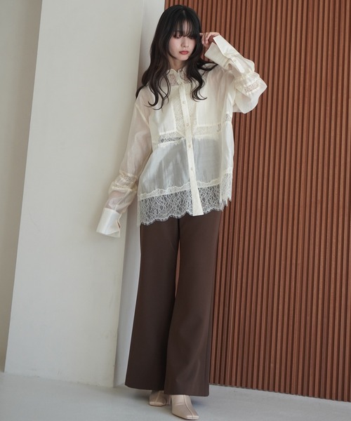 セール】ハイウエストフレアパンツ（その他パンツ）｜EIMY ISTOIRE