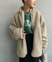 GYMPHLEX | [GYMPHLEX/ジムフレックス] COZY LIGHT ボアフリースブルゾン(ブルゾン)
