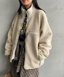 GYMPHLEX（ジムフレックス）の「[GYMPHLEX/ジムフレックス] COZY LIGHT ボアフリースブルゾン（ブルゾン）」