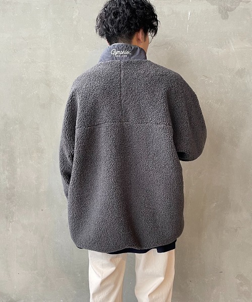 GYMPHLEX/ジムフレックス] COZY LIGHT ボアフリースブルゾン（ブルゾン