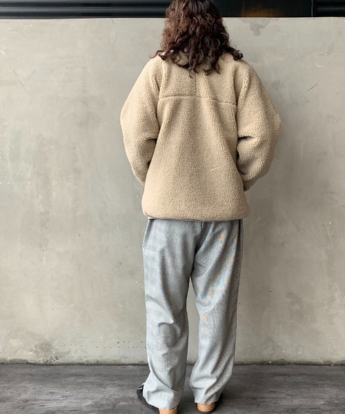 WEB限定】[GYMPHLEX/ジムフレックス] COZY LIGHT ボアフリースブルゾン