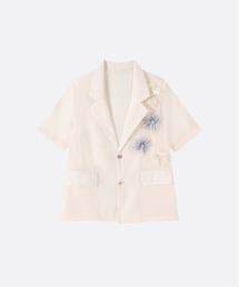 U:UME([)Flower Jacquard Elegant Jacket(e[[hWPbg)