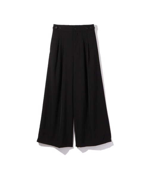 ketty（ケティ）の「タックフレアパンツ≪手洗い可能≫（その他パンツ・レディース・チャコールグレー/ブラック/ネイビー・M）」の2枚目の写真