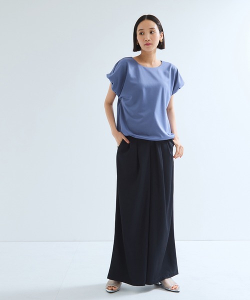 ketty（ケティ）の「タックフレアパンツ≪手洗い可能≫（その他パンツ・レディース・チャコールグレー/ブラック/ネイビー・M）」の22枚目の写真