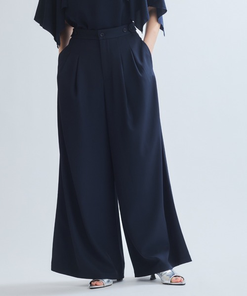 ketty（ケティ）の「タックフレアパンツ≪手洗い可能≫（その他パンツ・レディース・チャコールグレー/ブラック/ネイビー・M）」の11枚目の写真