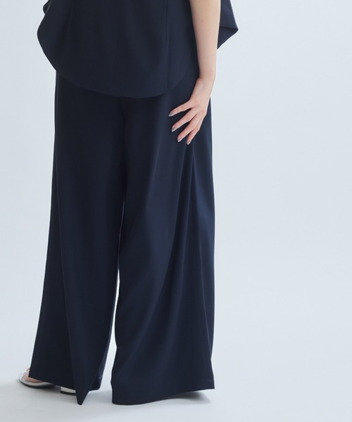 ketty（ケティ）の「タックフレアパンツ≪手洗い可能≫（その他パンツ・レディース・チャコールグレー/ブラック/ネイビー・M）」の8枚目の写真