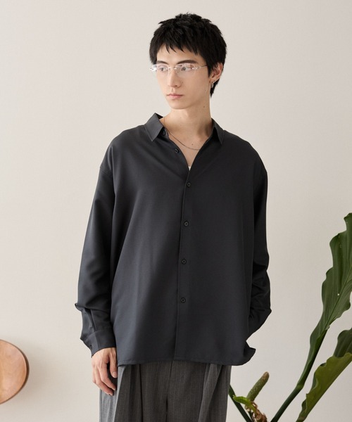 LUCY(ルーシー)の「LUCY/ルーズシルエットボックスシャツ(シャツ/ブラウス・メンズ・オフホワイト/チャコールグレー/ブルー・MEDIUM/LARGE)」の11枚目の写真