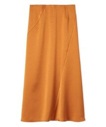 FRAY I.D | サテンナロースカート　着丈97(スカート)