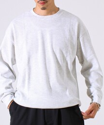 GLOSTER | 【レイヤードに最適】起毛ワッフル 裾ドロストロンT(Tシャツ/カットソー)