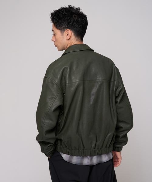 A2 レザーショートブルゾン（ライダースジャケット）｜EDIFICE