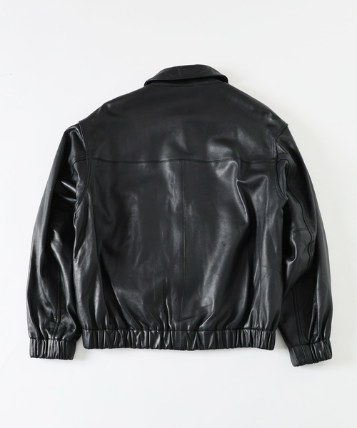 A2 レザーショートブルゾン（ライダースジャケット）｜EDIFICE