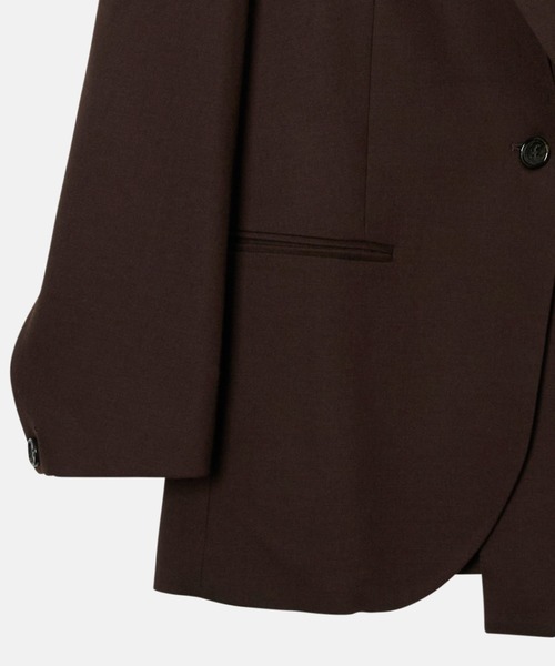 LE CIEL BLEU(ルシェルブルー)の「テーラードジャケットwリムーバブルカラー / Tailored Jacket w/Removable Collar(テーラードジャケット・レディース・チャコールグレー/ブラウン・36/34)」の13枚目の写真