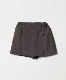 green label relaxing | チェック スカパン（ダークブラウン） / キッズ  120cm-160cm(その他パンツ)