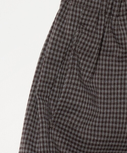 green label relaxing（グリーンレーベルリラクシング）の「チェック スカパン（ダークブラウン） / キッズ  120cm-160cm（その他パンツ・キッズ・ダークブラウン・150cm/140cm/160cm/120cm/130cm）」の11枚目の写真