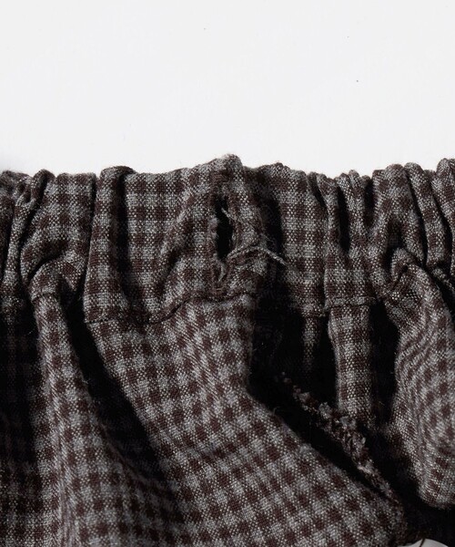 green label relaxing（グリーンレーベルリラクシング）の「チェック スカパン（ダークブラウン） / キッズ  120cm-160cm（その他パンツ・キッズ・ダークブラウン・150cm/140cm/160cm/120cm/130cm）」の14枚目の写真