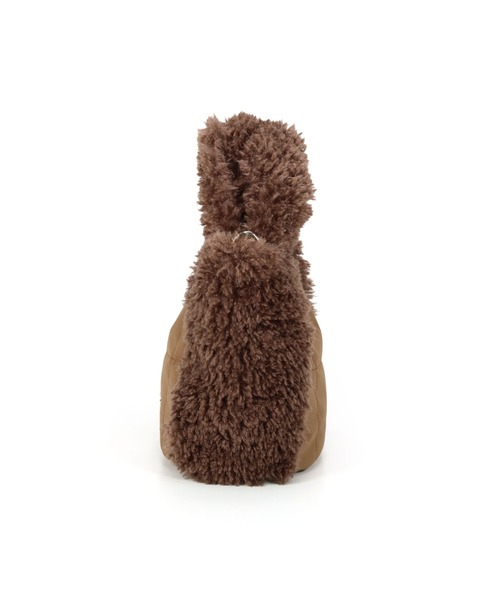 COLDE （コルデ）の「フェイクファー×キルティング2wayトートバッグ（トートバッグ・レディース・モカ/アイボリー/ブラック・FREE）」の12枚目の写真