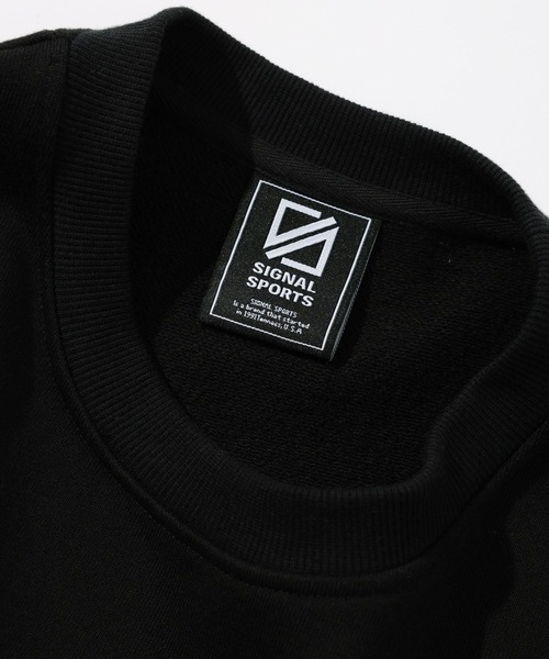 SIGNAL SPORTS(シグナルスポーツ)の「【SIGNAL SPORTS】heavy weight sweat crew/13oz ヘビーウェイトスウェットクルー(スウェット・メンズ・その他4/ブラック/ネイビー・MEDIUM/LARGE)」の5枚目の写真