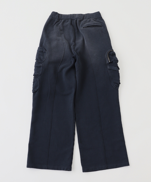 DAIRIKU(ダイリク)の「DAIRIKU / ダイリク PKT Vintage Dyed Sweater Pants(スウェットパンツ・メンズ・ブルー系その他/ブラック・SMALL/MEDIUM)」の3枚目の写真