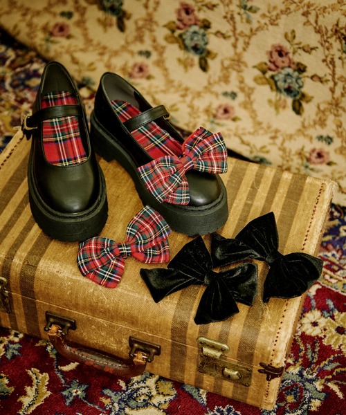 kutir（クティール）の「【クティールとレトロ】リボン取り外し可能/ダブルリボンメリージェーン（ローファー・レディース・ブラック/ブラウン・SMALL/MEDIUM/LARGE）」の19枚目の写真