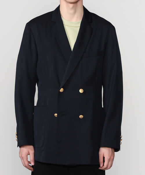 Gymphlex　ジムフレックス　ダブルブレストジャケット　ダブル　紺ブレ Gymphlex | ダブルブレストジャケット MEN（テーラードジャケット