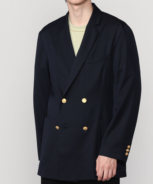タム黒 ダブルブレスト テーラードジャケット Gymphlex | ダブルブレストジャケット MEN（テーラードジャケット