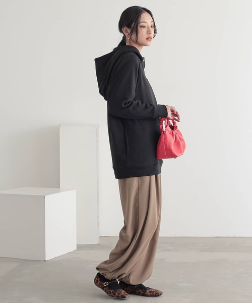 n'OrLABEL（ノアールレーベル）の「『とろみタックバルーンパンツ』（その他パンツ・レディース・ブルーグリーン/ブラック/ベージュ・FREE）」の20枚目の写真