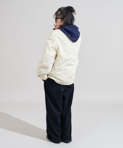 FREAK'S STORE(フリークスストア)の「コットンナイロン ショートブルゾン/ 中綿ブルゾン(ブルゾン・レディース・ブラウン/オリーブ/オフホワイト・フリ-)」の14枚目の写真