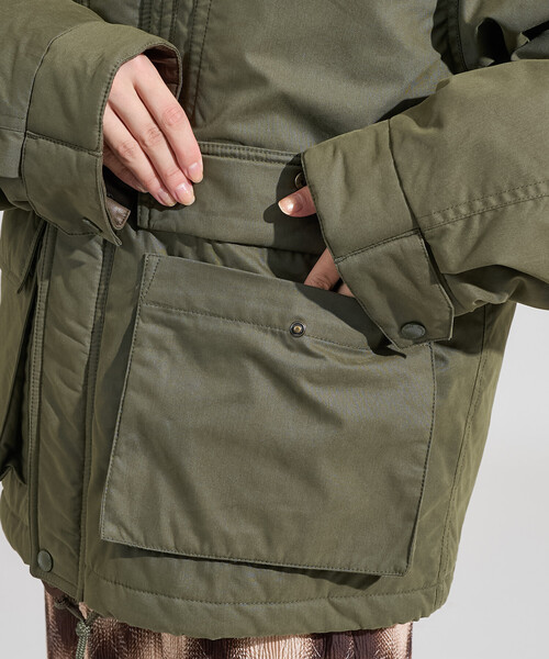 セール】コットンナイロン ショートブルゾン/ 中綿ブルゾン（ブルゾン