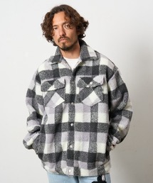 STUD MUFFIN | STUD MUFFIN/スタッドマフィン/ブロックチェックムックボア サガラパッチワーク ブルゾン(ブルゾン)