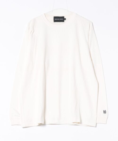 NO WAY(ノーウェイ)の「/HIROYUKI OBARA/シャツ(Tシャツ/カットソー・メンズ・ホワイト/ブラック・LARGE)」の1枚目の写真