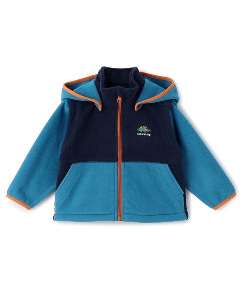 kladskap（クレードスコープ）の「恐竜切替3wayフリースパーカ（ブルゾン・キッズ・グリーン/ネイビー・90cm/100cm/110cm/120cm/130cm）」の13枚目の写真