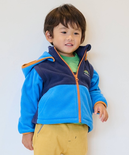 kladskap（クレードスコープ）の「恐竜切替3wayフリースパーカ（ブルゾン・キッズ・グリーン/ネイビー・90cm/100cm/110cm/120cm/130cm）」の15枚目の写真